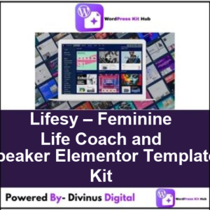 Lifesy – Feminine Life Coach and Speaker Elementor Template Kit