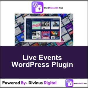 Live Events WordPress Plugin