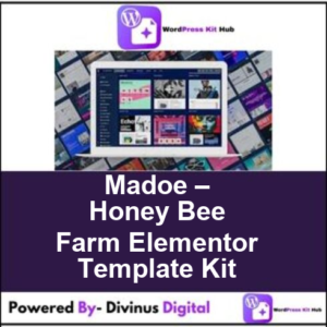 Madoe – Honey Bee Farm Elementor Template Kit
