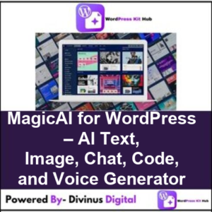 MagicAI for WordPress – AI Text, Image, Chat, Code, and Voice Generator