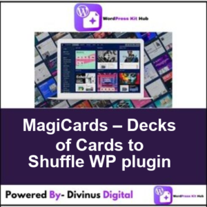 MagiCards – Decks of Cards to Shuffle  WP plugin