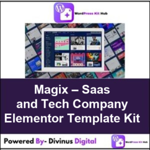 Magix – Saas and Tech Company Elementor Template Kit