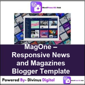 MagOne – Responsive News and Magazines Blogger Template