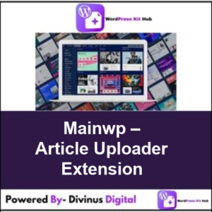 Mainwp – Article Uploader Extension
