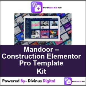 Mandoor – Construction Elementor Pro Template Kit
