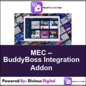 MEC – BuddyBoss Integration Addon