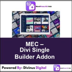 MEC – Divi Single Builder Addon