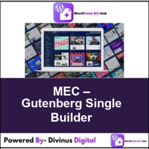 MEC – Gutenberg Single Builder
