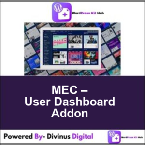MEC – User Dashboard Addon