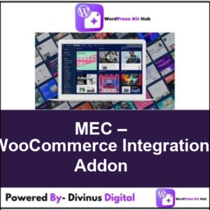 MEC – WooCommerce Integration Addon