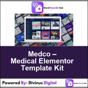 Medco – Medical Elementor Template Kit