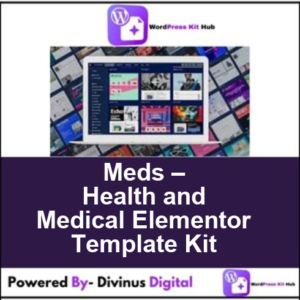 Meds – Health and Medical Elementor Template Kit