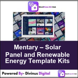 Mentary – Solar Panel and Renewable Energy Template Kits