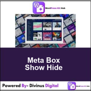 Meta Box Show Hide