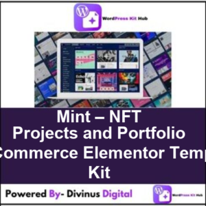 Mint – NFT Projects and Portfolio WooCommerce Elementor Template Kit