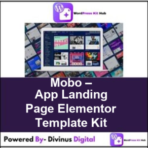 Mobo – App Landing Page Elementor Template Kit