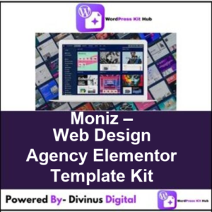 Moniz – Web Design Agency Elementor Template Kit