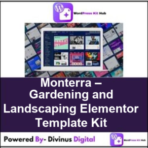 Monterra – Gardening and Landscaping Elementor Template Kit