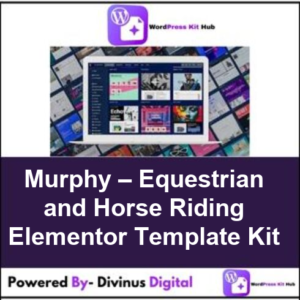 Murphy – Equestrian and Horse Riding Elementor Template Kit
