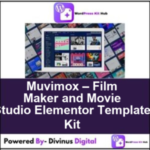 Muvimox – Film Maker and Movie Studio Elementor Template Kit