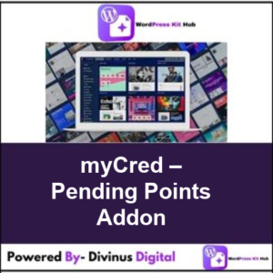 myCred – Pending Points Addon