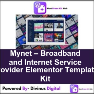 Mynet – Broadband and Internet Service Provider Elementor Template Kit