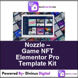 Nozzle – Game NFT Elementor Pro Template Kit