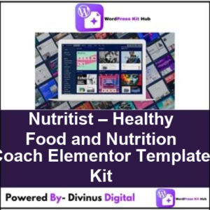 Nutritist – Healthy Food and Nutrition Coach Elementor Template Kit