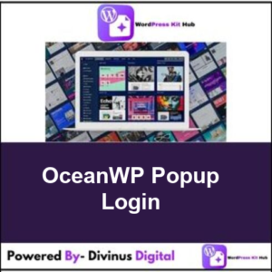 OceanWP Popup Login