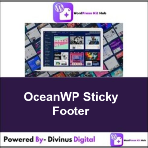 OceanWP Sticky Footer