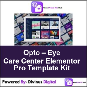 Opto – Eye Care Center Elementor Pro Template Kit