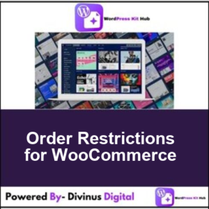 Order Restrictions for WooCommerce