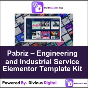 Pabriz – Engineering and Industrial Service Elementor Template Kit