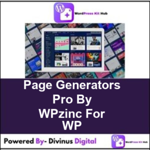 Page Generators Pro By WPzinc For WP