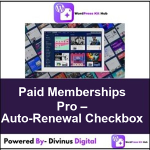 Paid Memberships Pro – Auto-Renewal Checkbox