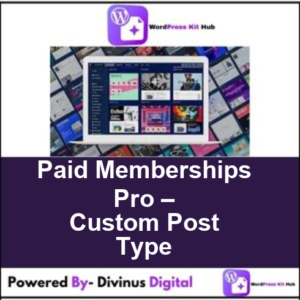 Paid Memberships Pro – Custom Post Type