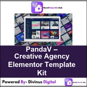 PandaV – Creative Agency Elementor Template Kit