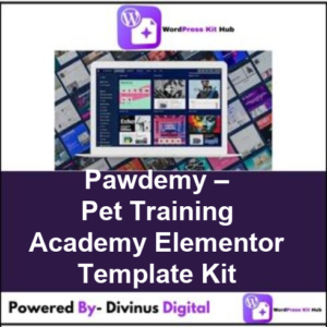 Pawdemy – Pet Training Academy Elementor Template Kit