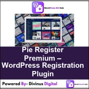 Pie Register Premium – WordPress Registration Plugin