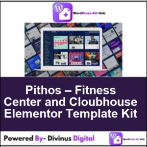 Pithos – Fitness Center and Cloubhouse Elementor Template Kit