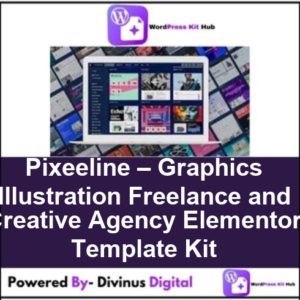 Pixeeline – Graphics Illustration Freelance and Creative Agency Elementor Template Kit