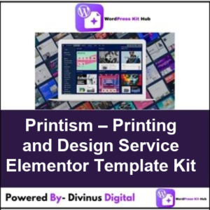 Printism – Printing and Design Service Elementor Template Kit