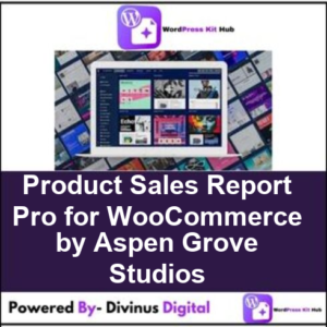 Product Sales Report Pro for WooCommerce by Aspen Grove Studios