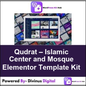 Qudrat – Islamic Center and Mosque Elementor Template Kit