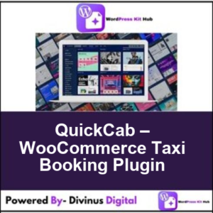 QuickCab – WooCommerce Taxi Booking Plugin