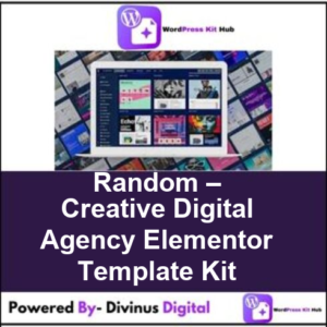 Random – Creative Digital Agency Elementor Template Kit