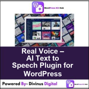 Real Voice – AI Text to Speech Plugin for WordPress