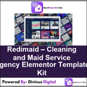 Redimaid – Cleaning and Maid Service Agency Elementor Template Kit
