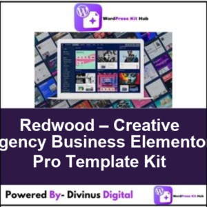 Redwood – Creative Agency Business Elementor Pro Template Kit
