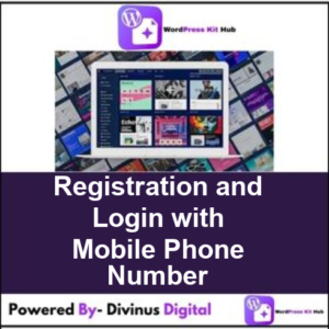 Registration and Login with Mobile Phone Number
